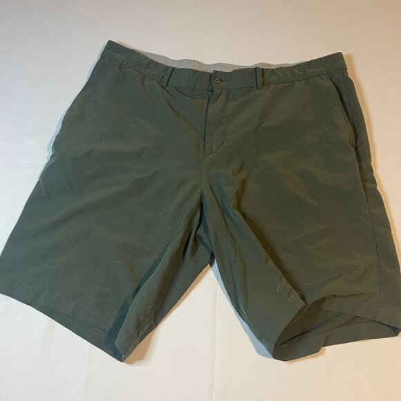 Nike Shorts Mens 40 Green Dri Fit Outdoor Golf Flat Front Chino Athleisure - Picture 1 of 5